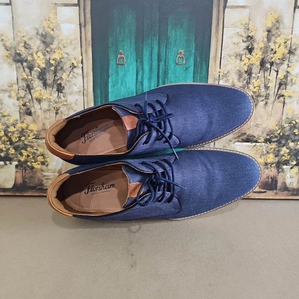 Man's‎ Oxfords Florsheim Highland Canvas Plain Toe Oxford US Size 11.5